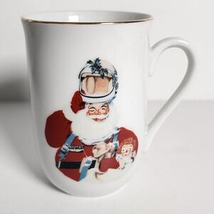 Norman‎ Rockwell Space Age Santa Mug
